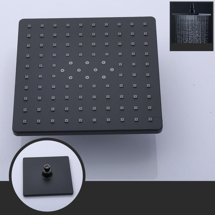 BowLift | Contemporary Style Shower Head Plastic Fixed Shower Head in Round and Square Shape