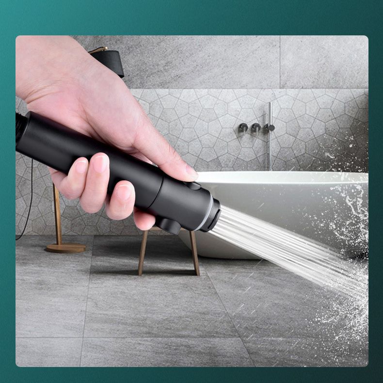 BowLift | Round Print Shower Head 6 Settings Adjustable Water Flow Handheld Shower Head