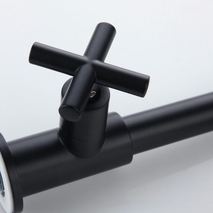 BowLift | Widely used wall-mounted bathroom sink faucet cross handle low arch faucet