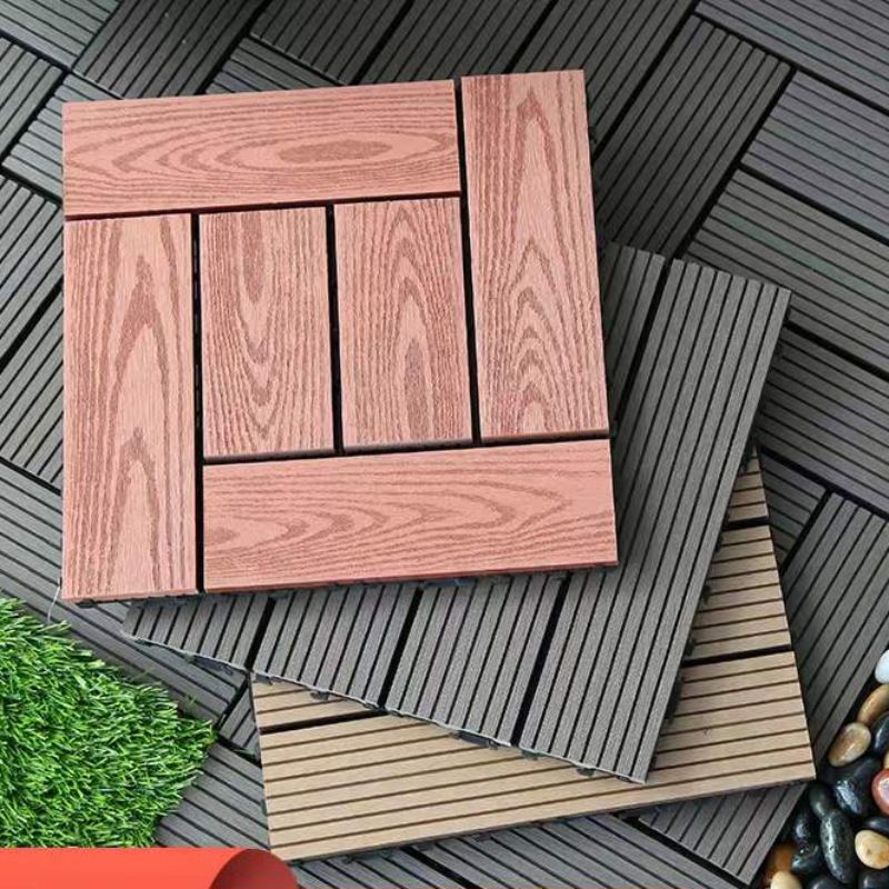 BowLift | Rectangular constructed tiles water-resistant parquet flooring for balcony