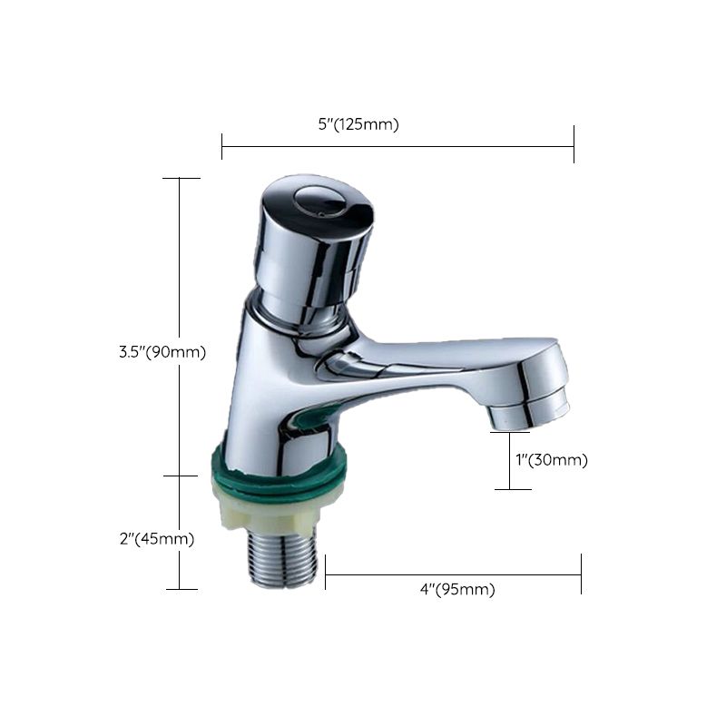 BowLift | Modern Vessel Faucet Brass 1-Handle Low Arc Vessel Faucet for Home