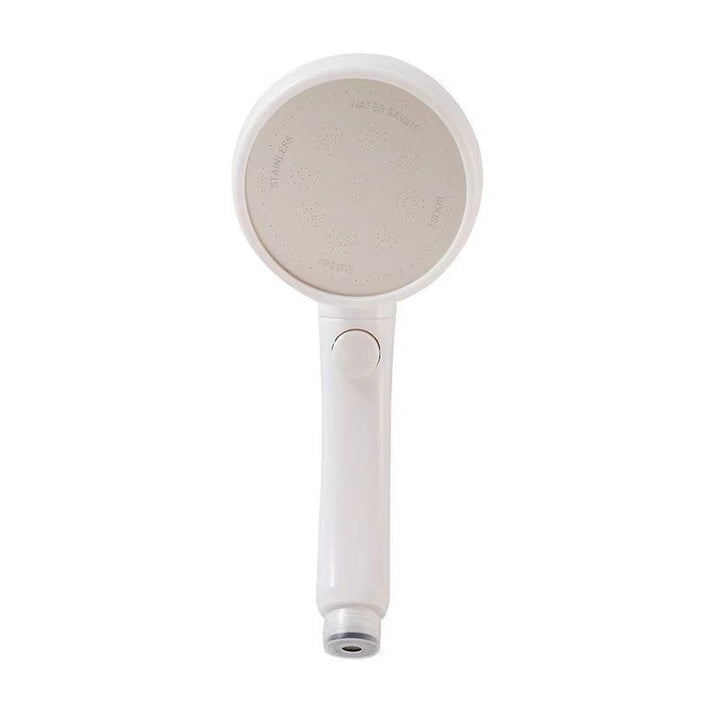 BowLift | Plastic Handheld Showerhead White Standard Spray Round Wall-mounted Swivel Showerhead