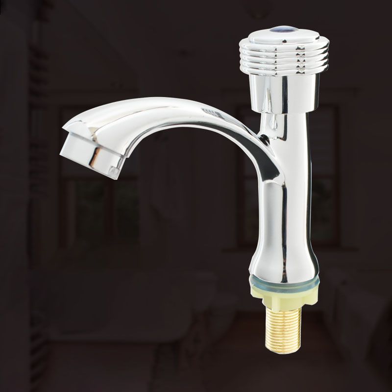 BowLift | Modern bathroom faucet chrome knob handle with water hose sink faucet