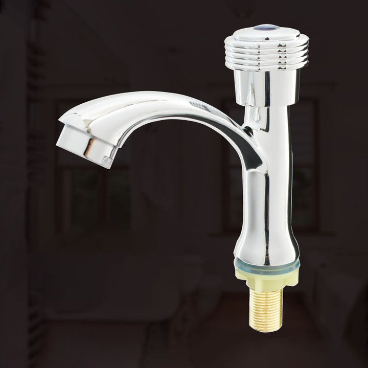 BowLift | Modern bathroom faucet chrome knob handle with water hose sink faucet