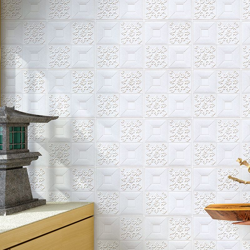 BowLift | Modern Wall Panel Peel and Stick Texture Effect Design Square Wall Panel