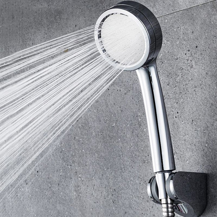 BowLift | Modern hand shower head 5 spray patterns Chrome Round Wall mounted shower head