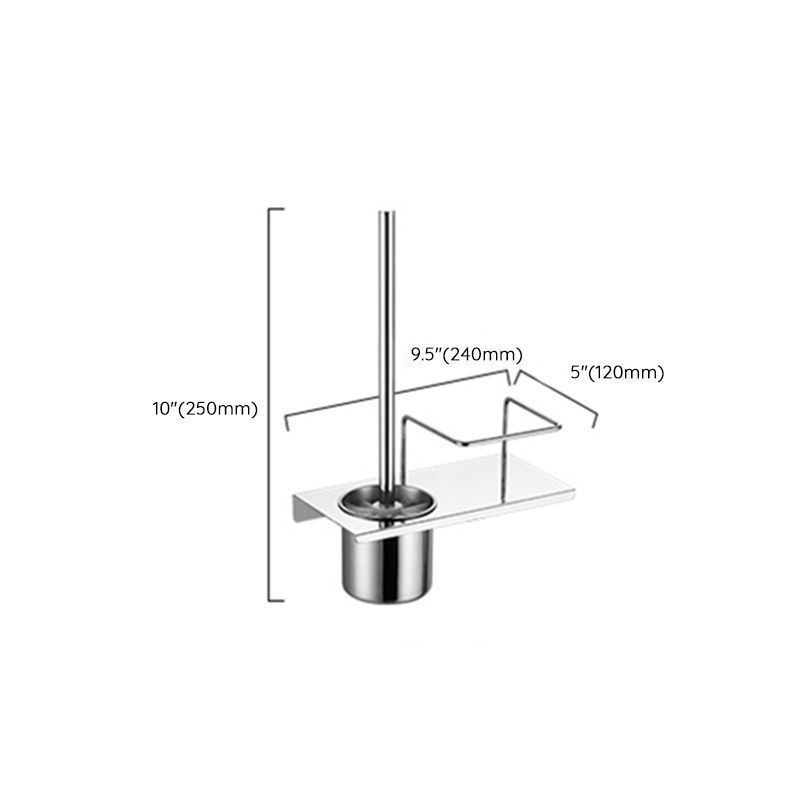 BowLift | Modern Stainless Steel Bathroom Shelf Paper Holder Bathroom Accessory Set