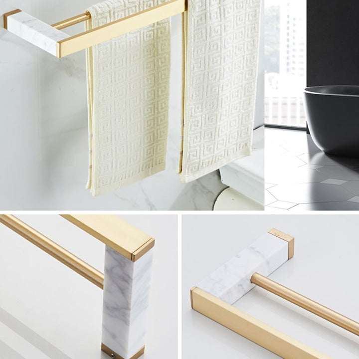 BowLift | Modern White Bathroom Accessory As A Single Piece Or In A Set Made Of Marble