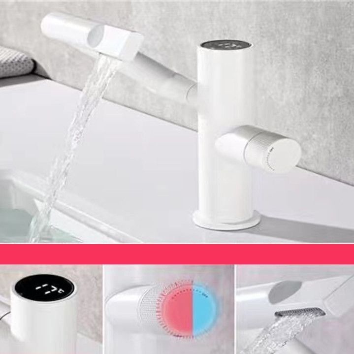 BowLift | Modern Vessel Sink Faucet Copper 1-Handle Low Arc Vessel Faucet for the Bathroom