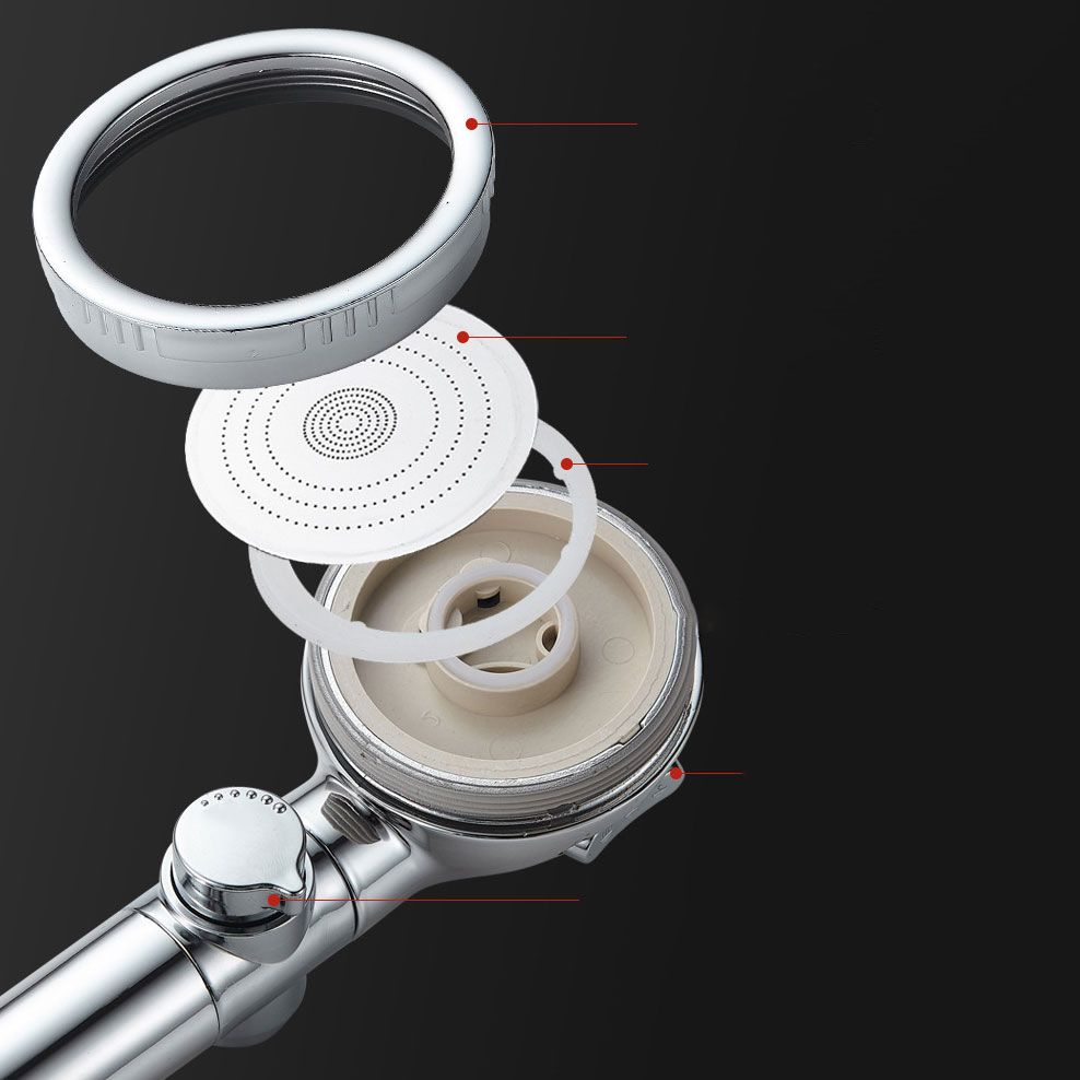 BowLift | Super high pressure shower head 3 spray adjustable water flow round shower head