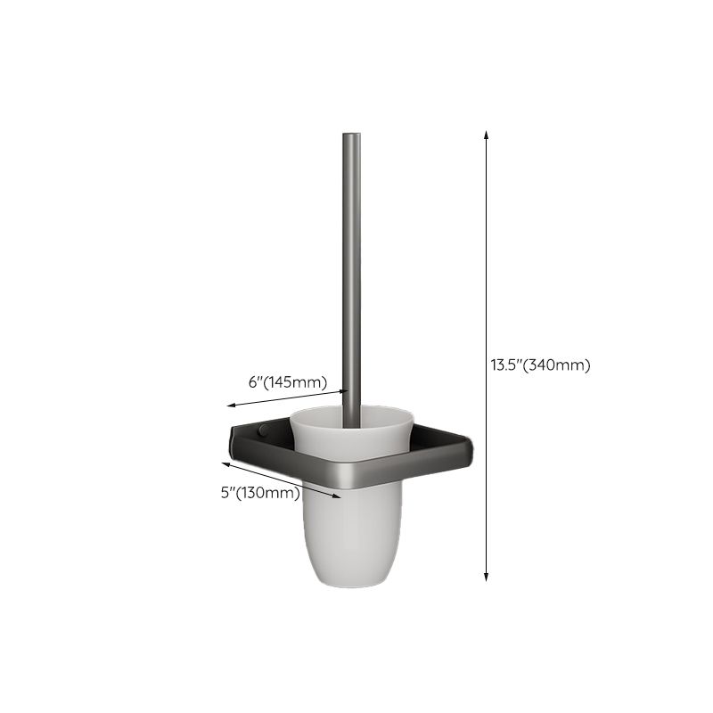 BowLift | Gray bathroom accessories as a single piece or as a set with towel holder/bathroom shelf/robe hooks