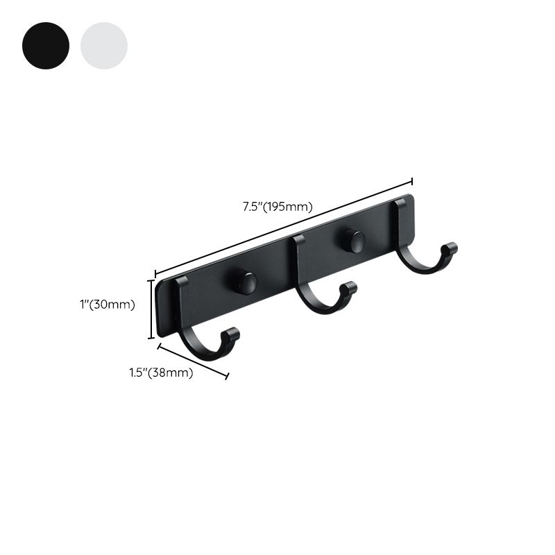 BowLift | Modern Bathroom Accessory Set Silver/Black Bathroom Accessory Kit