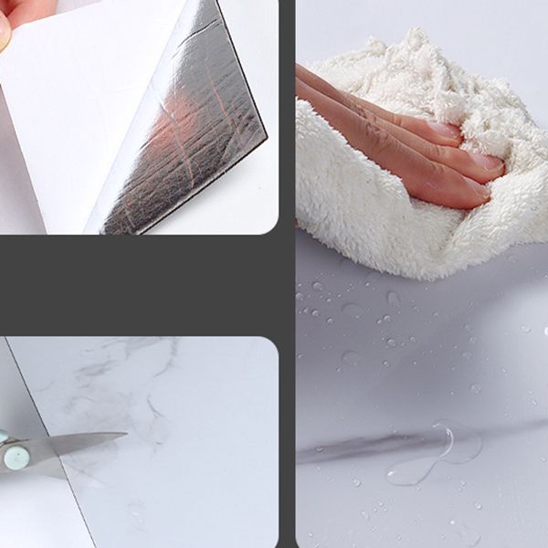 BowLift | Single Tile Peel and Stick Background Plastic Waterproof Wallpaper with Rectangular Shape