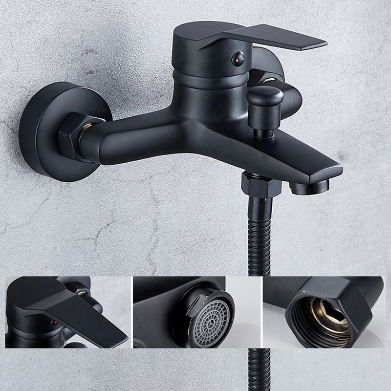 BowLift | Brass Wall-Mounted Shower System Single Handle Shower with Lever Handle