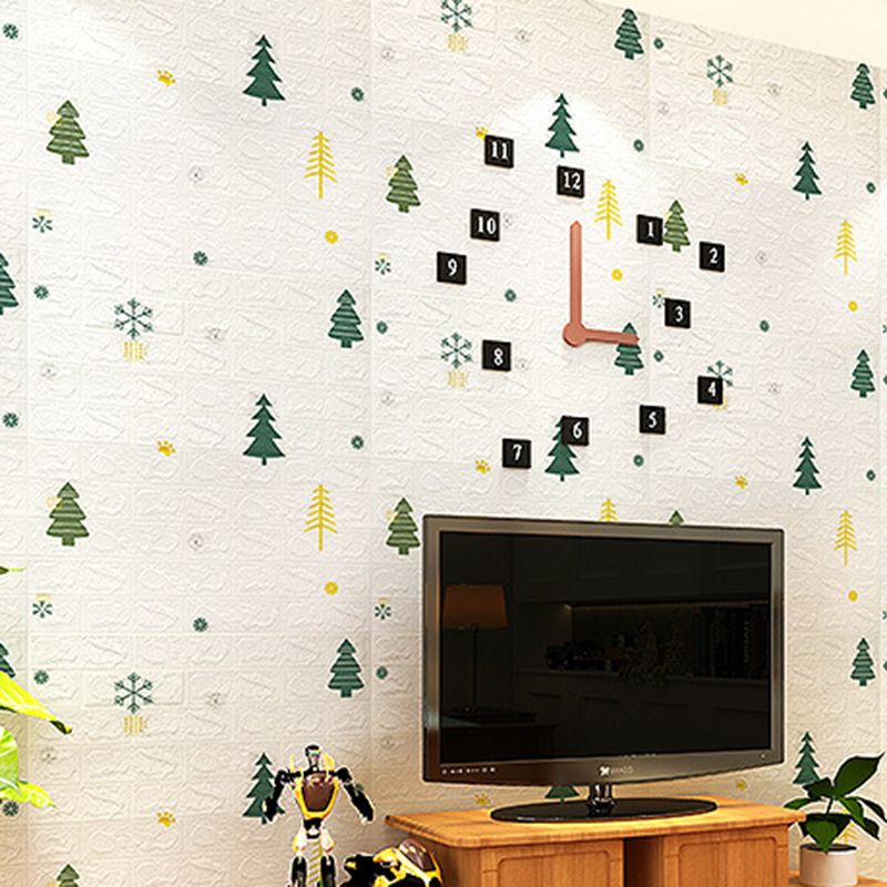 BowLift | Farmhouse Beadboard PVC Wall Access Panel Peel and Stick Wall Tile Set of 2