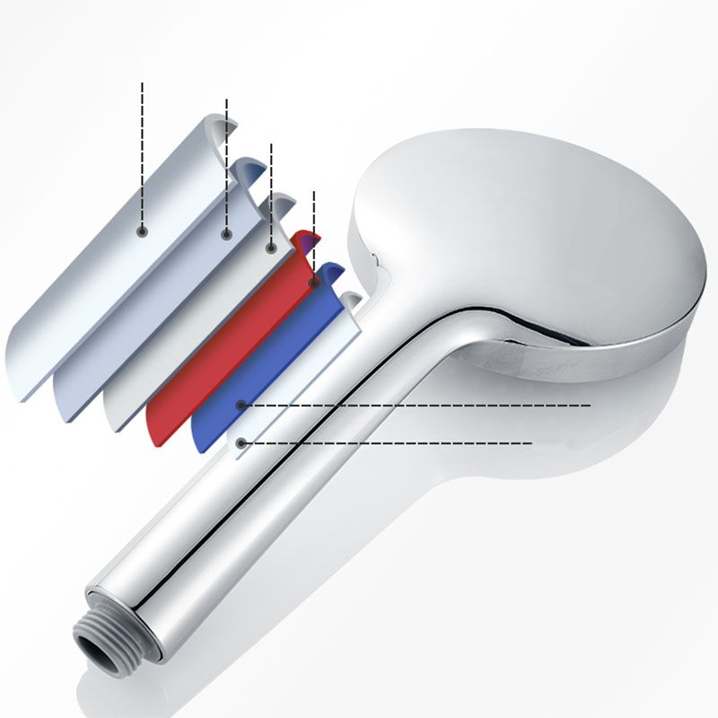 BowLift | Round Handheld Shower Head with Self-Cleaning Wall-Mounted Shower Head