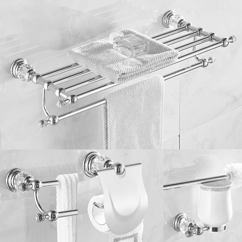 BowLift | Modern Bathroom Accessories Hardware Set Silver Accessories Hardware Set