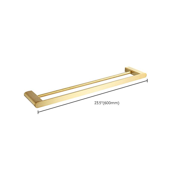 BowLift | Modern Bathroom Hardware Set Gold Towel Bar Bath Hardware Set