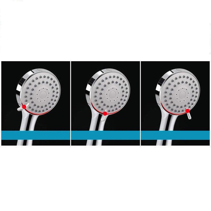 BowLift | High Pressure 8 Inch Shower Set 3-Function Hand Shower Stainless Steel Square Ceiling Shower Head
