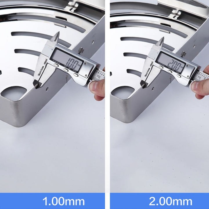 BowLift | Modern Stainless Steel Bath Accessory Set Rectangular & Triangular Bath Shelf