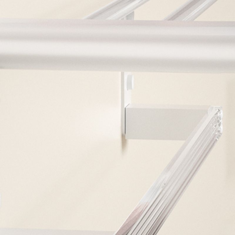 BowLift | White Metal and Acrylic Bathroom Accessories as a Single Piece or in a Set with Bathroom Shelf