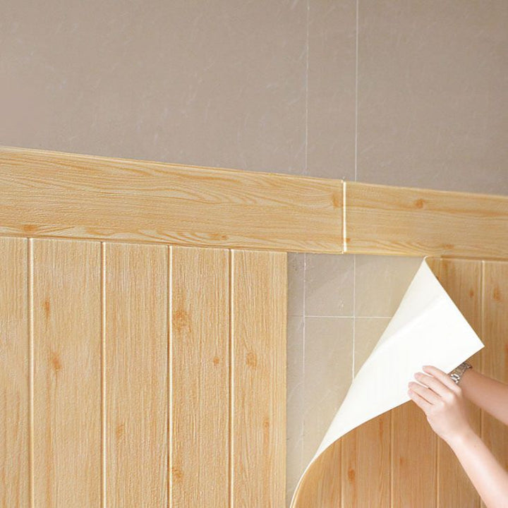 BowLift | Polygon Peel and Stick Back Wall Tile PVC Wood Peel and Stick Tile
