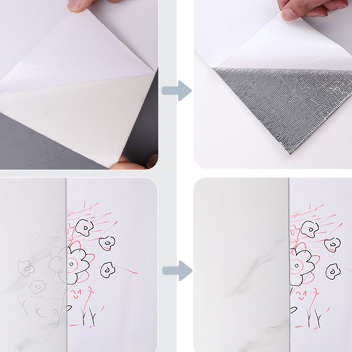 BowLift | PVC Peel and Stick Back Wall Tiles Rectangular Waterproof Single Tile Wallpaper