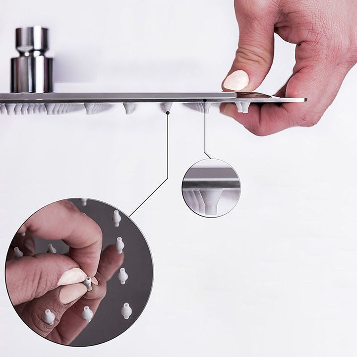 BowLift | Contemporary Shower Combination Shower Head with Double Shower Head Ceiling Mounted Square Shower Head