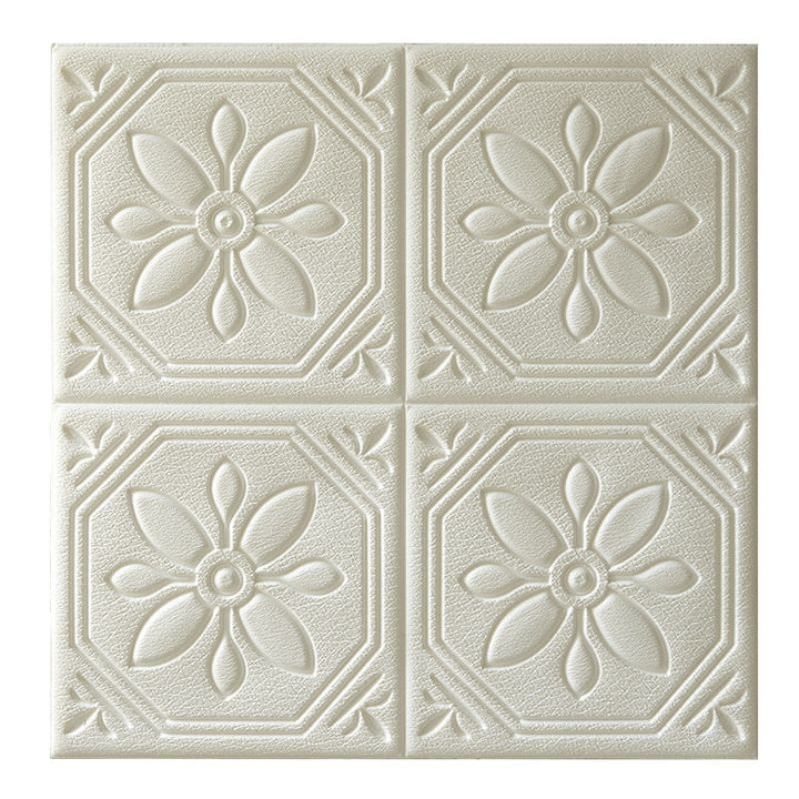 BowLift | Modern Wall Panel Floral 3D Print Peel and Stick Waterproof Wall Panels