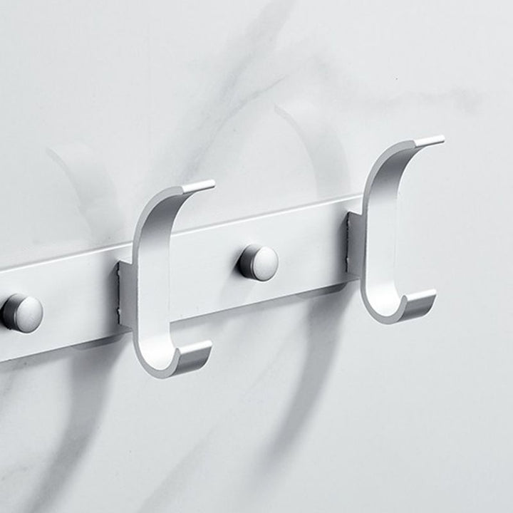 BowLift | Modern Bathroom Accessory Set Silver/Black Bathroom Accessory Kit
