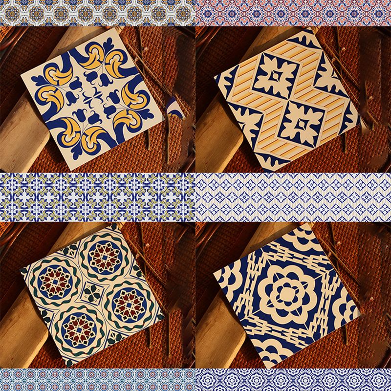 BowLift | Peel & Stick Vinyl Floor Multicolored Style Vinyl Floor with Matt Gloss