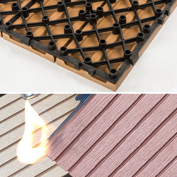 BowLift | Modern plastic wood laminate decking outdoors, mold-resistant laminate