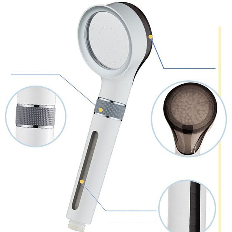 BowLift | Modern Plastic Showerhead Water Filtration Round Hand Shower