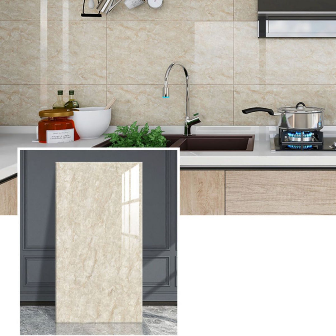 BowLift | Field tile wallpaper plastic waterproof peel and stick back wall with rectangular shape