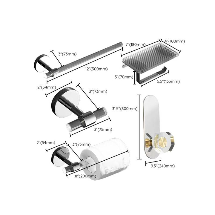 BowLift | Modern Bathroom Accessories As a Single Piece or as a Set made of Plastic and Metal