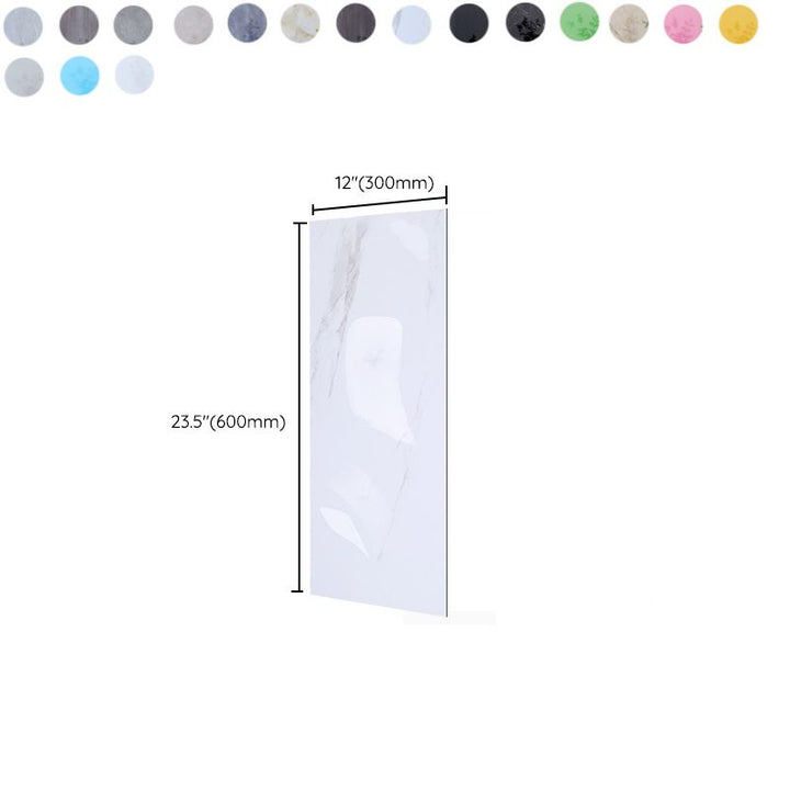 BowLift | Modern PVC Peel and Stick Wall Tile Single Plate Wallpaper with Rectangular Shape