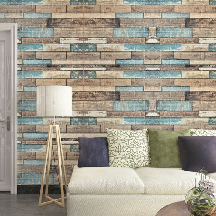 BowLift | 3D embossing interior wall panel self-adhesive square wall panel