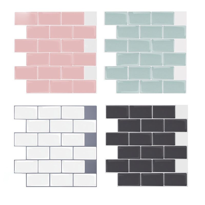 BowLift | Simple Peel & Stick Tile Scratch-Resistant Plastic Peel and Stick Subway Tile for Shower