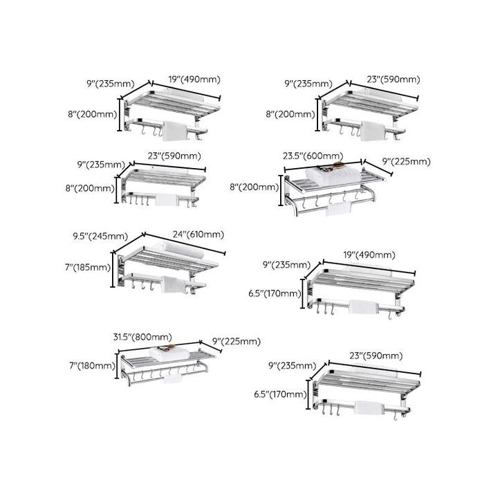 BowLift | Modern Bathroom Accessory as a Single Item or in a Set Polished Chrome Bath Set