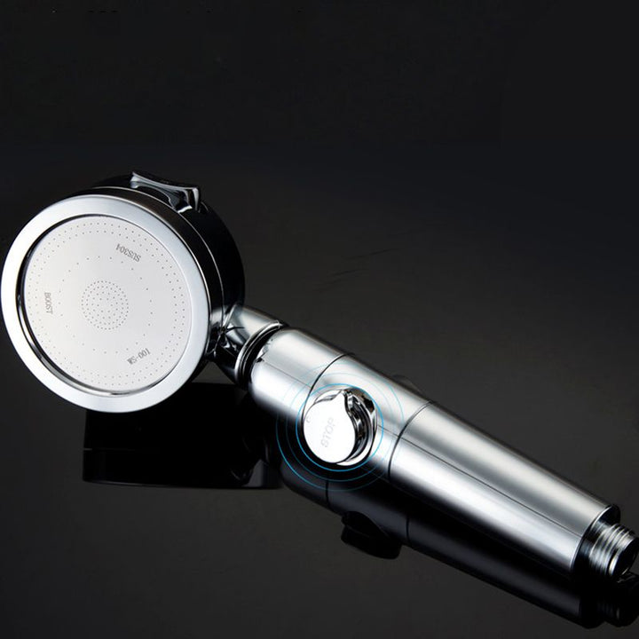 BowLift | Modern Shower Head Adjustable Spray Pattern Rotatable Round Hand Shower