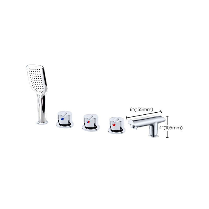 BowLift | Contemporary Style Bathroom Faucet Metal Deck Mounted Bathroom Faucet