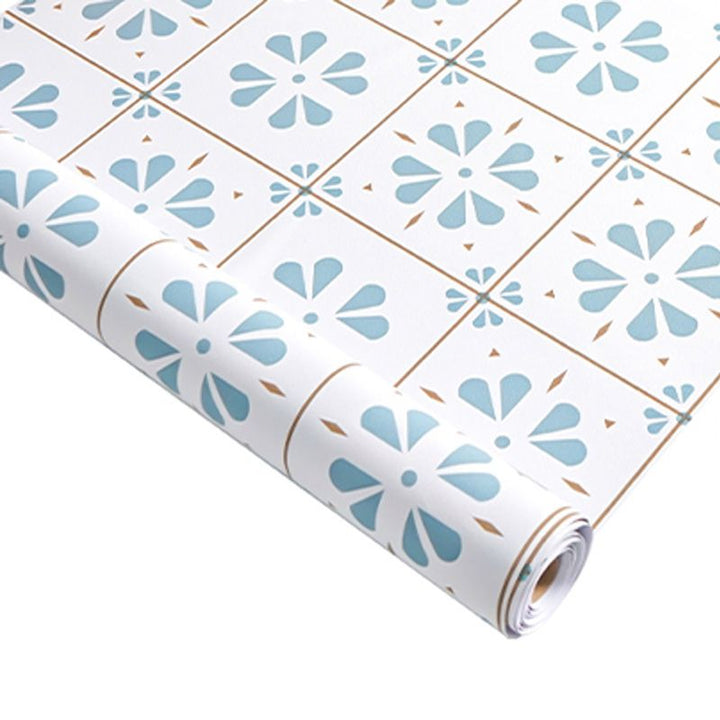 BowLift | Modern Peel & Stick PVC Tile Grid Pattern Self-Adhesive Wallpaper