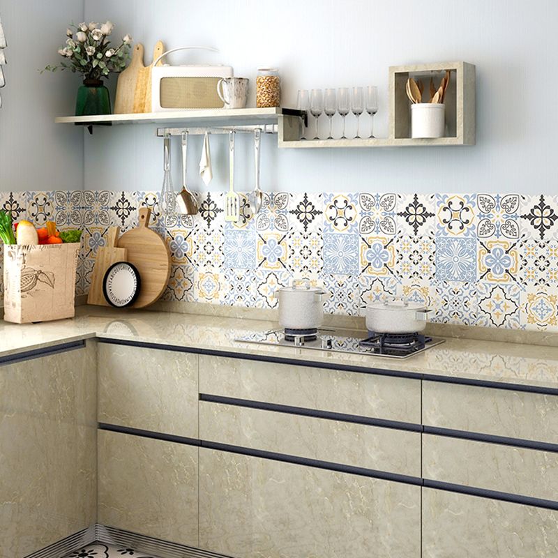 BowLift | Classic Kitchen Back Wall Tiles Plaid Pattern Self-Adhesive Back Wall Tiles