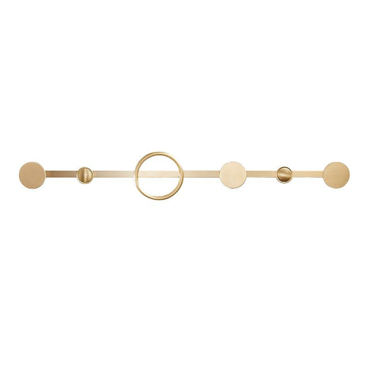 BowLift | Golden Modern 5-piece Bathroom Accessories Set Brushed Brass Towel Holder/Paper Holder
