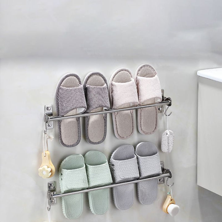 BowLift | 3-piece stainless steel bathroom accessory set Modern chrome object stand