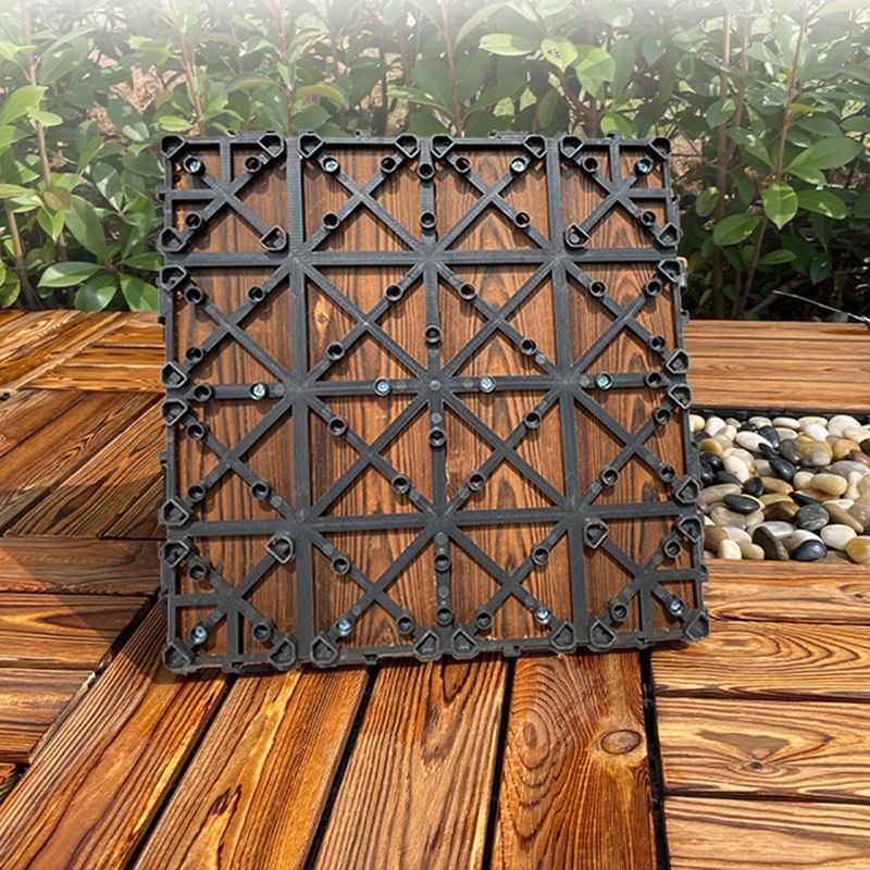 BowLift | Outdoor composite decking tiles with snap-in stripe detail kit decking tiles