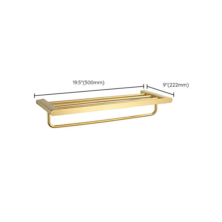 BowLift | Modern Bathroom Hardware Set Gold Towel Bar Bath Hardware Set