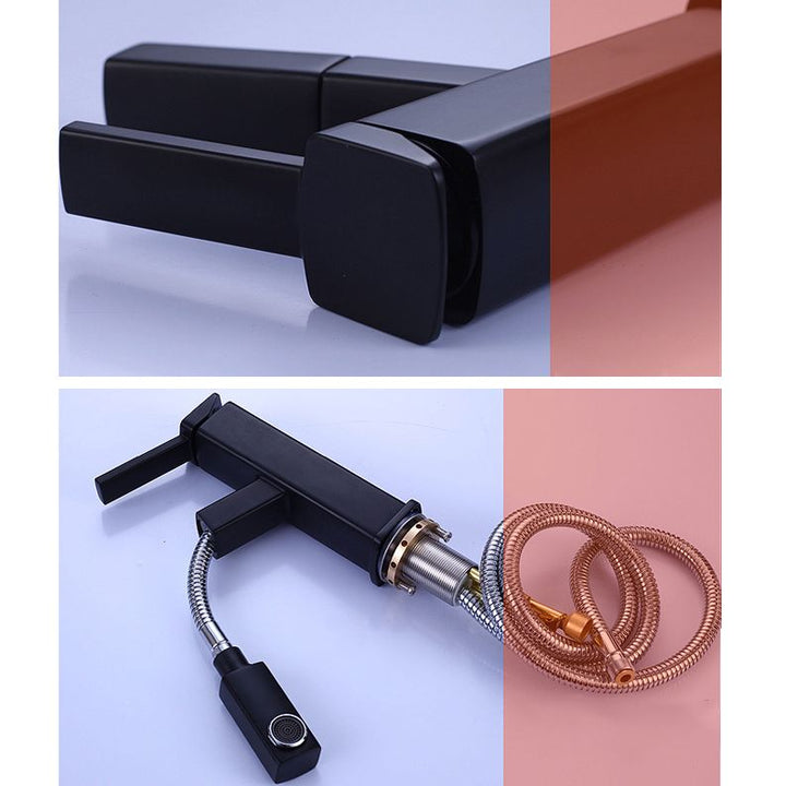 BowLift | Glam Style Faucet Single Handle Centerset Faucet with Swivel Spout