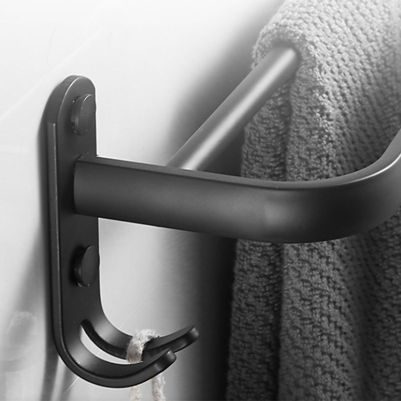 BowLift | Modern Black Bathroom Accessory Set Tissue Holder Towel Bar Bathroom Fittings Set