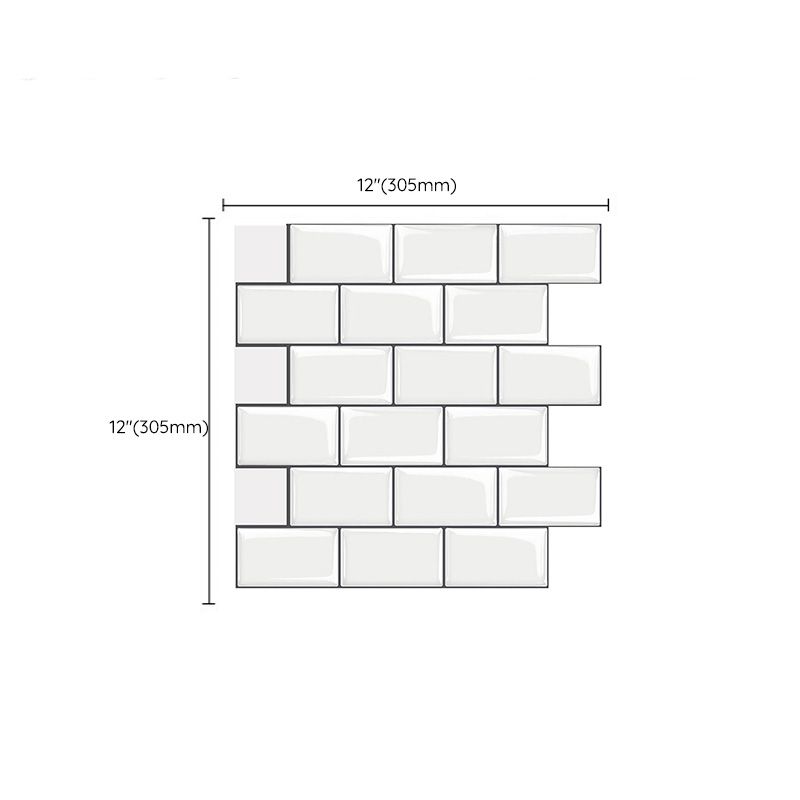 BowLift | Mosaic tiles for peeling and sticking Modern style wallpaper with square shape